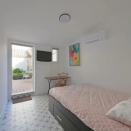 La Cigale - Vieux Village - Charmante Maisonnette Climatisée Avec Jardin *